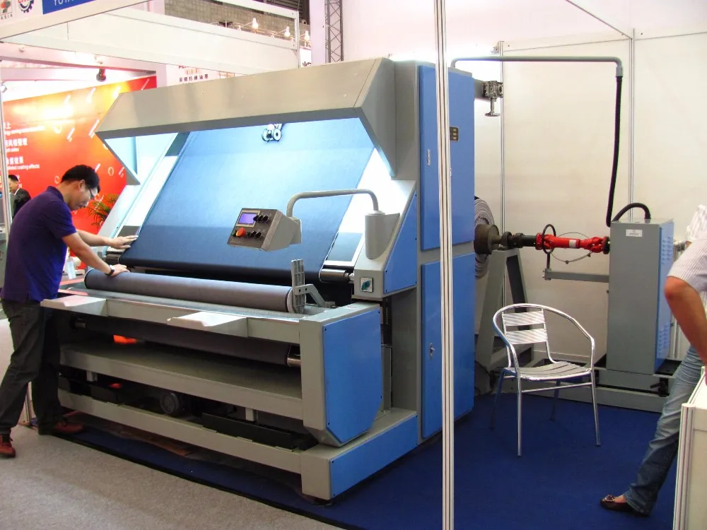 Automatic Cotton Roller batching Fabric Rolling Machine For Manufacturing Plant