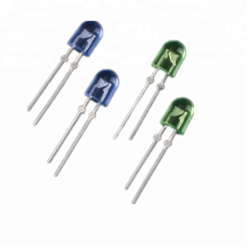 6000K - 6500K white oval led 5mm for Full color screen board