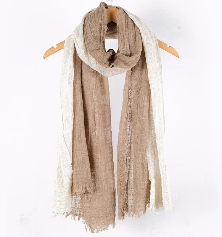 
2021 autumn 100% cotton scarf shawl 