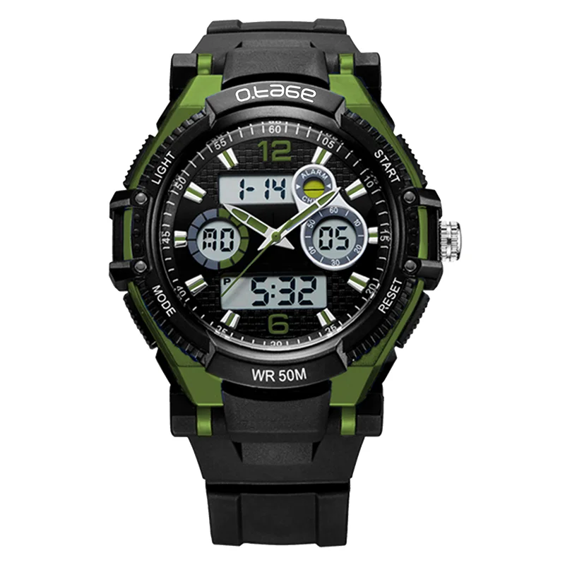 
Water proof watch with chronograph clock for men sports mens waterproof wrist watch 
