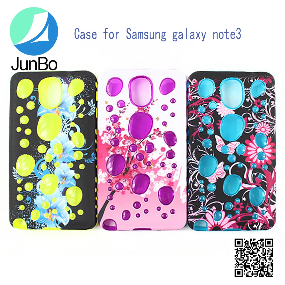 2016 New Arrival TPU+PC Case Bubble Pattern Fashion Case for Samsung Galaxy Note 3