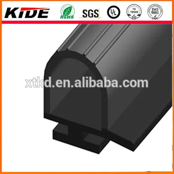 Solid P shaped rubber gasket cold room door seal