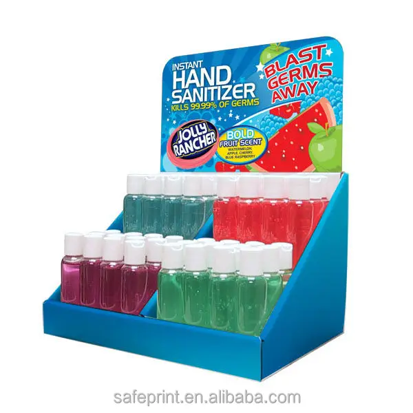 Cardboard Table Top Paper Cardboard Display Stand/Corrugated Counter Top Boxes/ Small Cases for Bottle Products