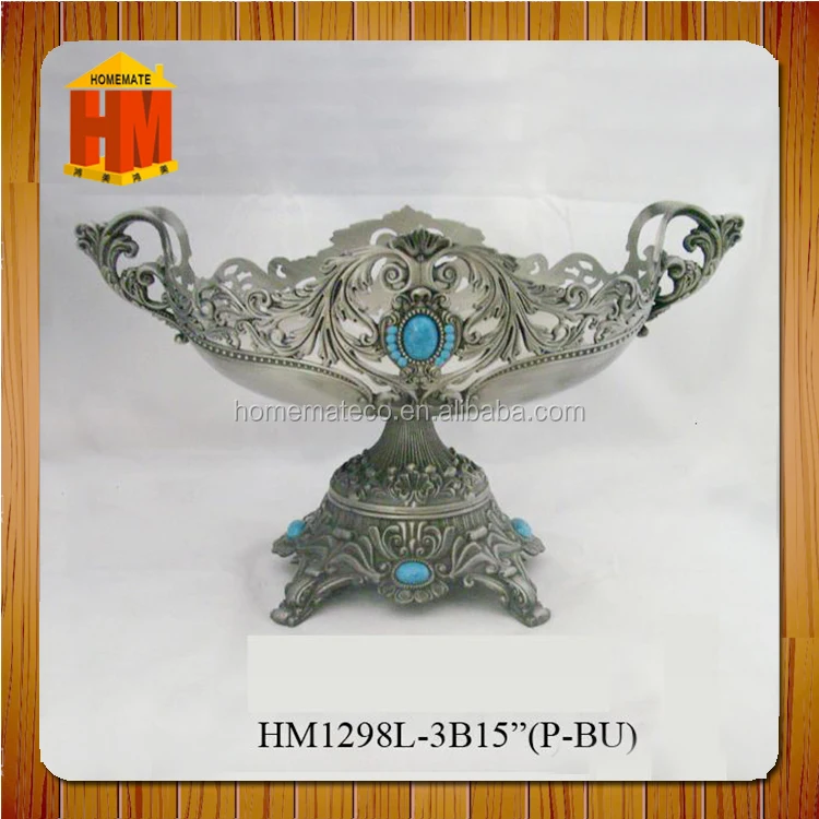 home decoration tourism gifts plated fruit basket bowl / party cracker holder /chocolate candy dish