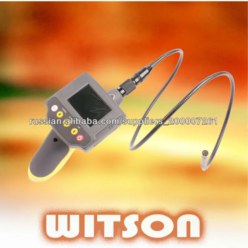 WITSON гибкая змея область Бороскоп камера с возможностью записи SD карты и Удлиняемая кабель