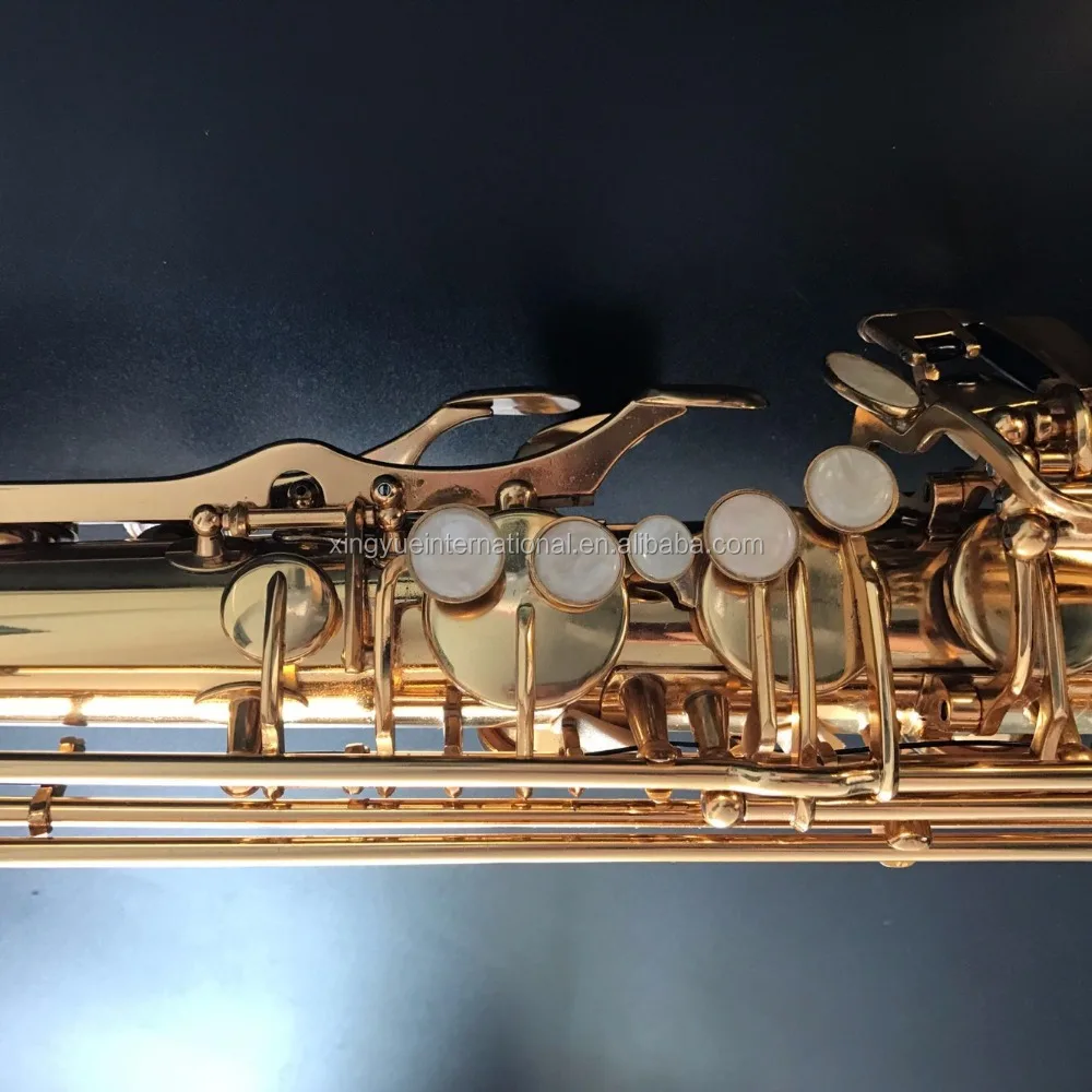 cheap price good quality gold lacquer tenor saxophone from China factory