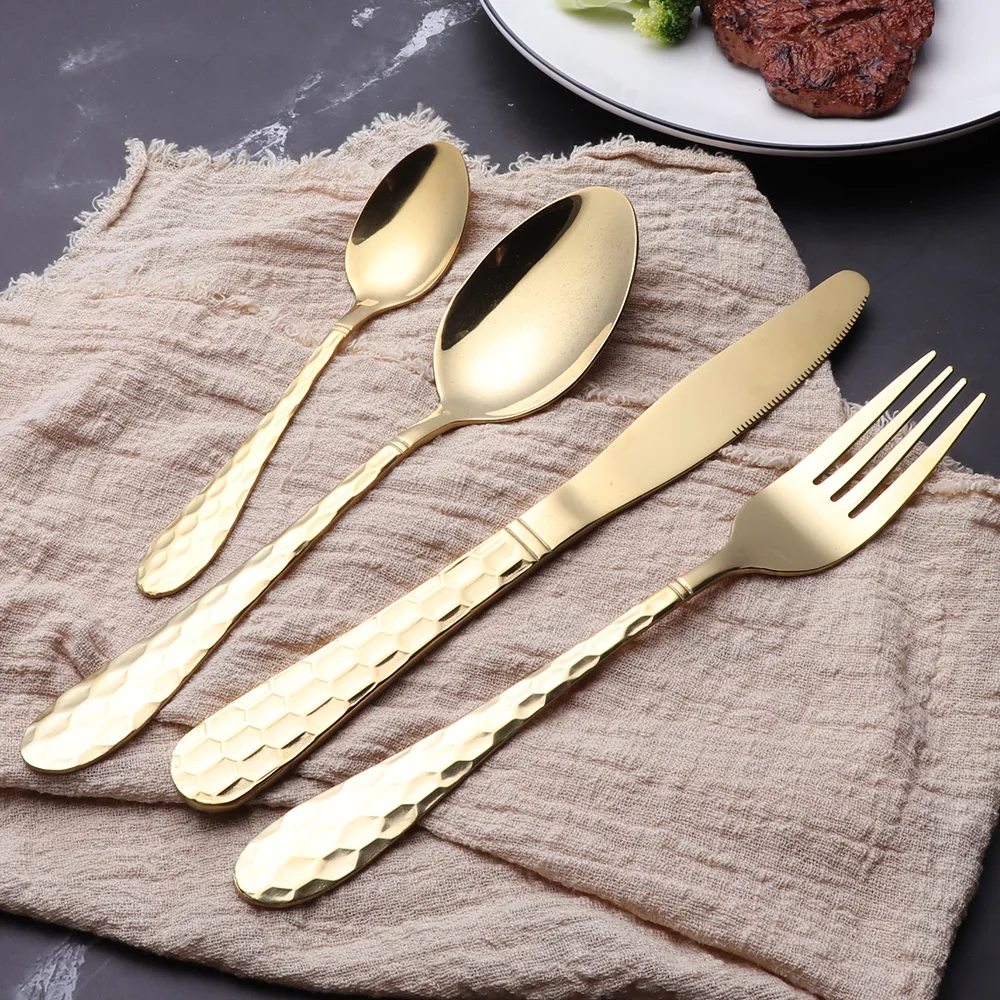 
Mirror polishing stainless steel flatware set 24 pcs cutlery set with wooden box 