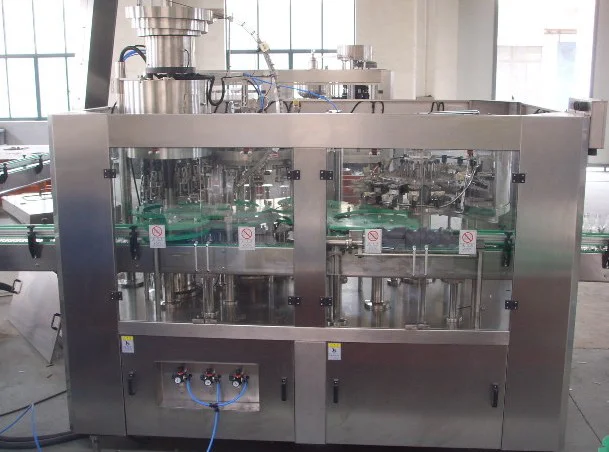 3 In 1 Automatic Glass Bottle Whisky Vodka Beer Production Line Filling Making Bottling Machine