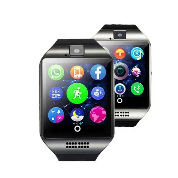 2018 EBAY WISH AMAZONTop Sell Q18 Smart Watch For Apple iPhone IOS And For Samsung Android Smartphone mobile phone
