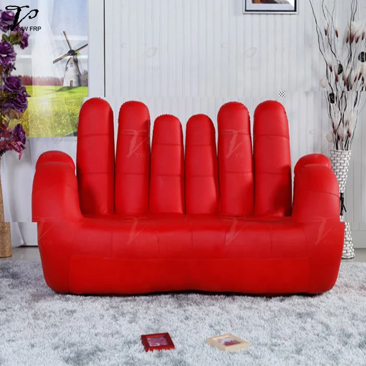 Comfortable ten fingers hand shape sofa living room furniture reclining seats and sofa