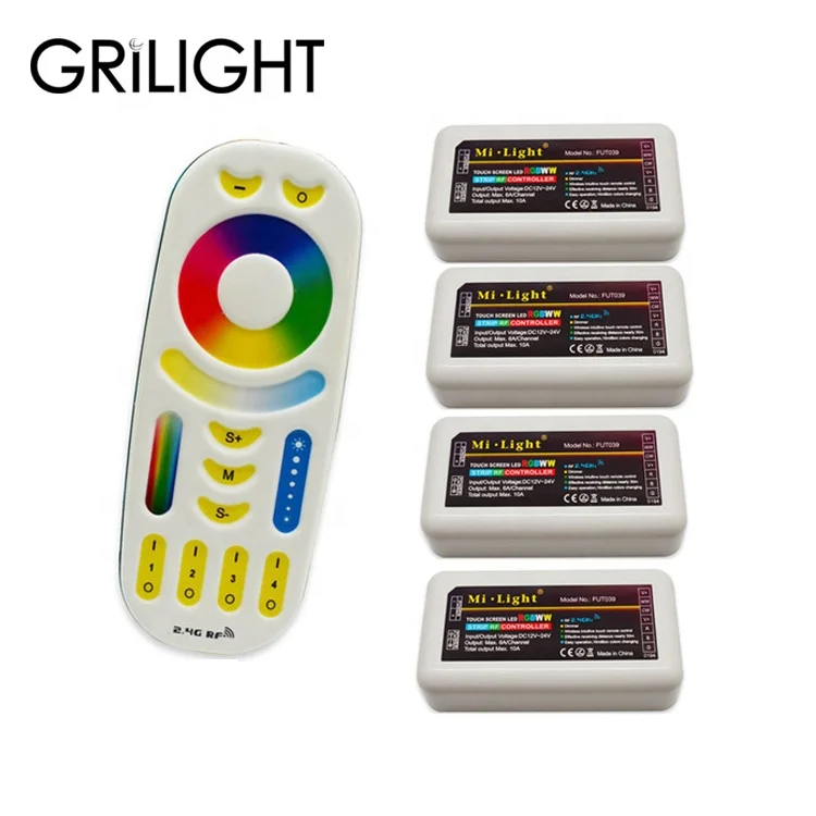 Пульт дистанционного управления FUT092 RF светодиодный контроллер Rgb с сенсорной панелью