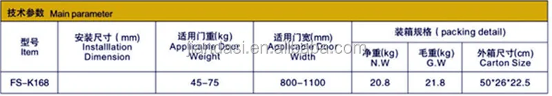 
Supplier of Aluminum Alloy Material Speedy Type Door Closer Machine 