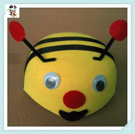 Children Fancy Dress Hood Mask Funny Sunflower Party Hats HPC-0270
