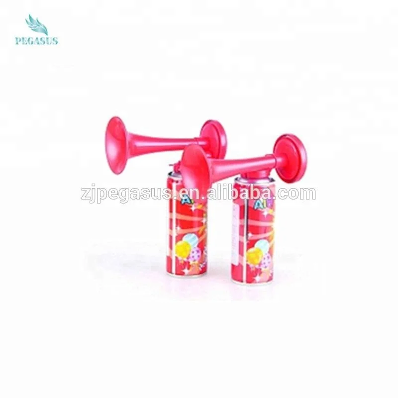Plastic cheering horns gas party high tone air horns for sale