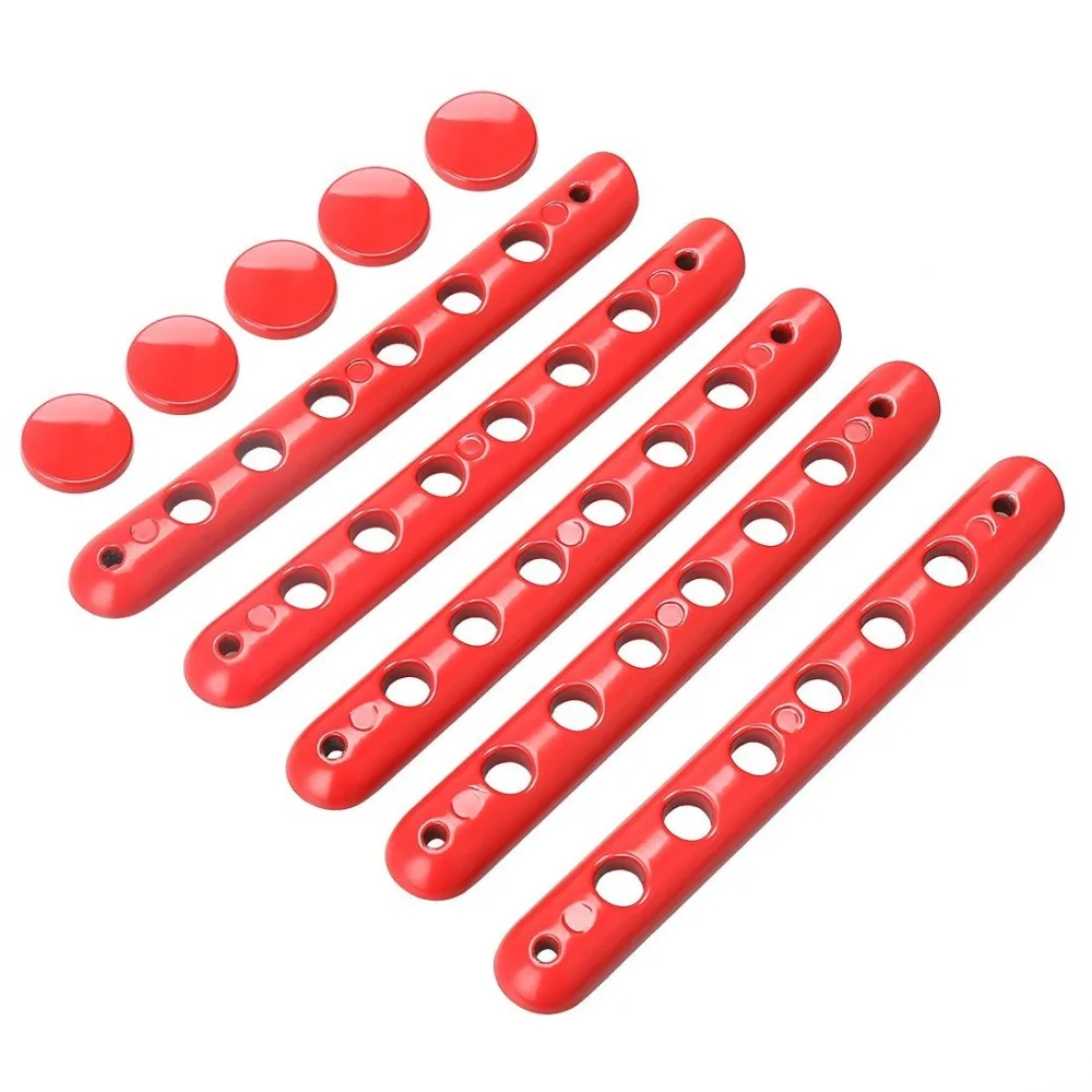 Black 2 4 Car Handle Inserts Cover Push Button Knobs Cover Trim for Jeep Wrangler JK Unlimited Accessories