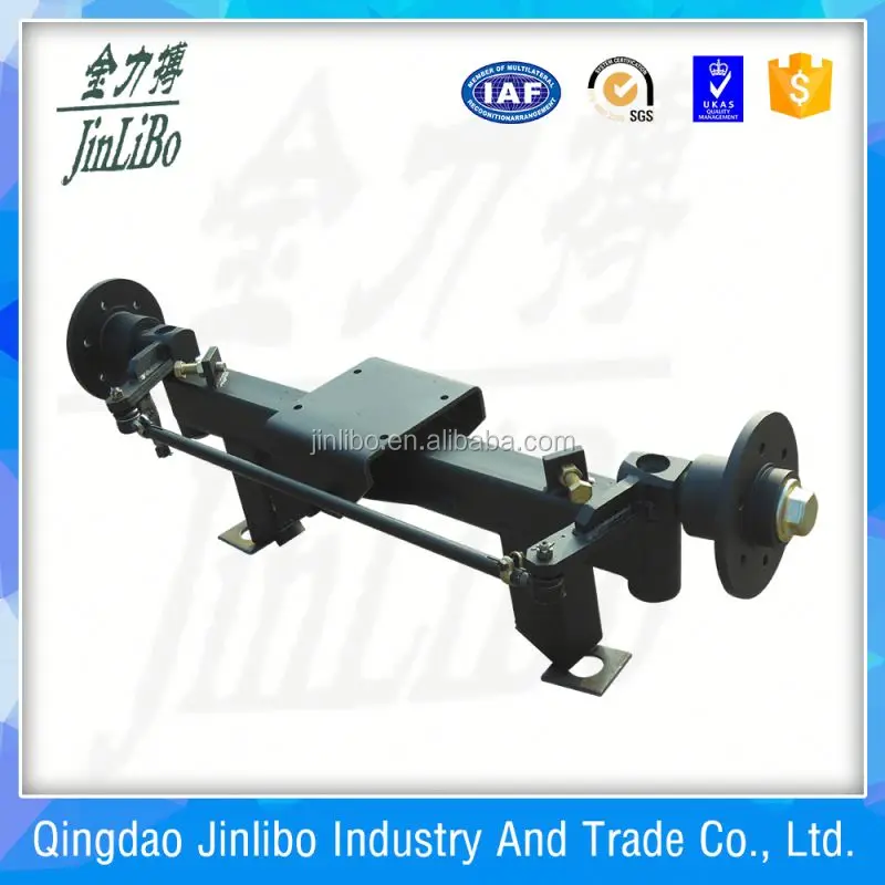 rear trailer bpw self-steering axle