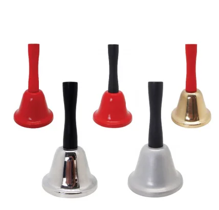 
wholesale Dia 65mm cow bell with wooden handle noise maker for school events <strong><span style=