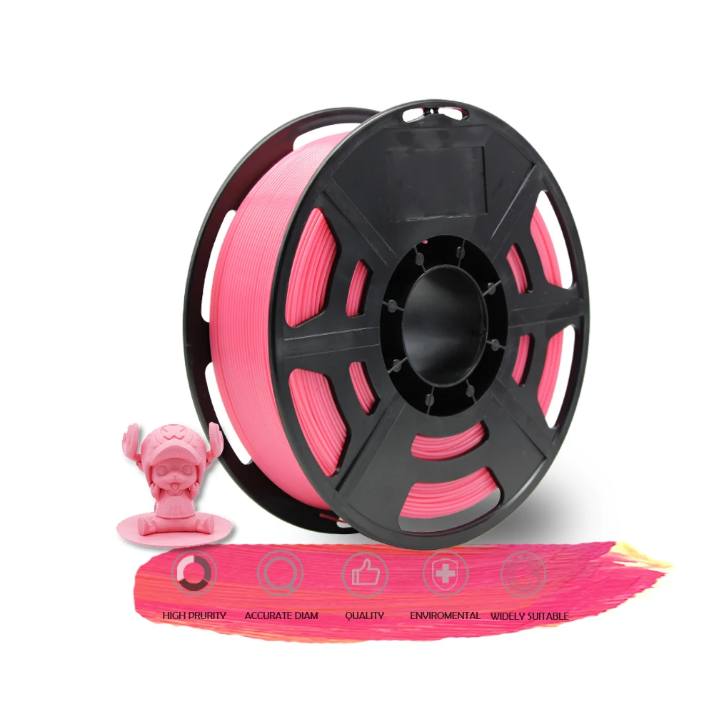 
1.75mm pla abs plastic filament black 1kg for sale 