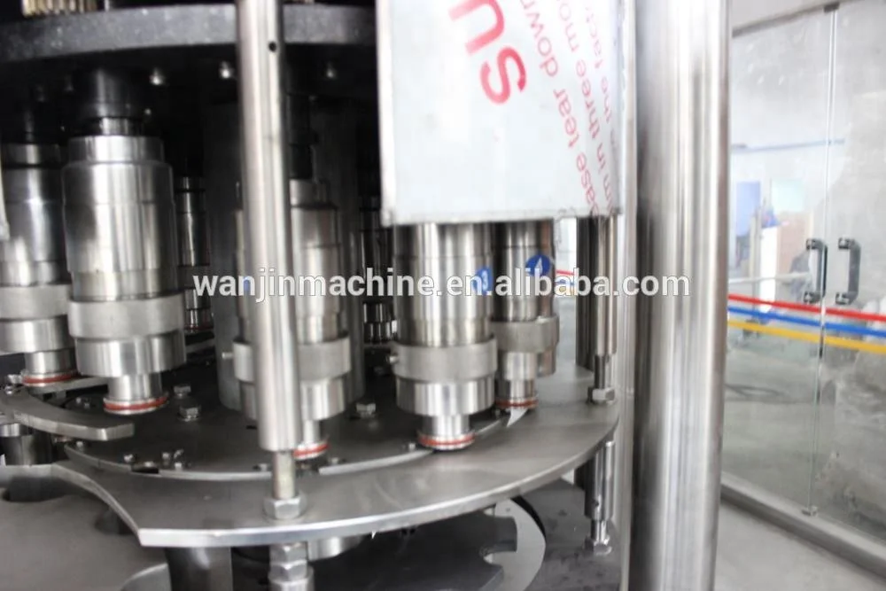 
Automatic soda water small soft drink carbonated beverage filling machine used 