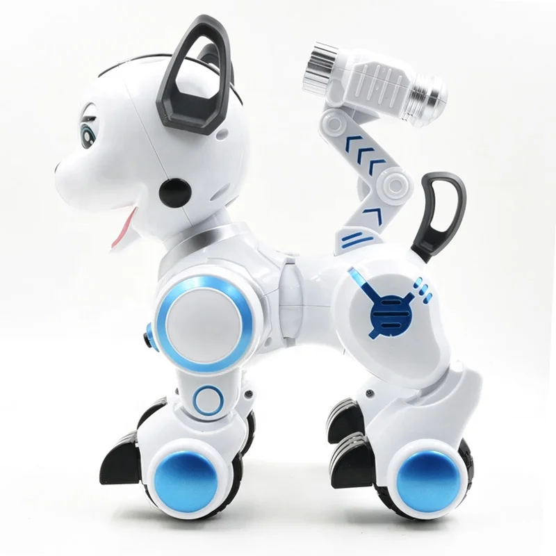 K10 Smart RC Dog Dance Head Spin Blink Patrol Remote Control Intelligent Electronic dog robot Pet Toy For kids