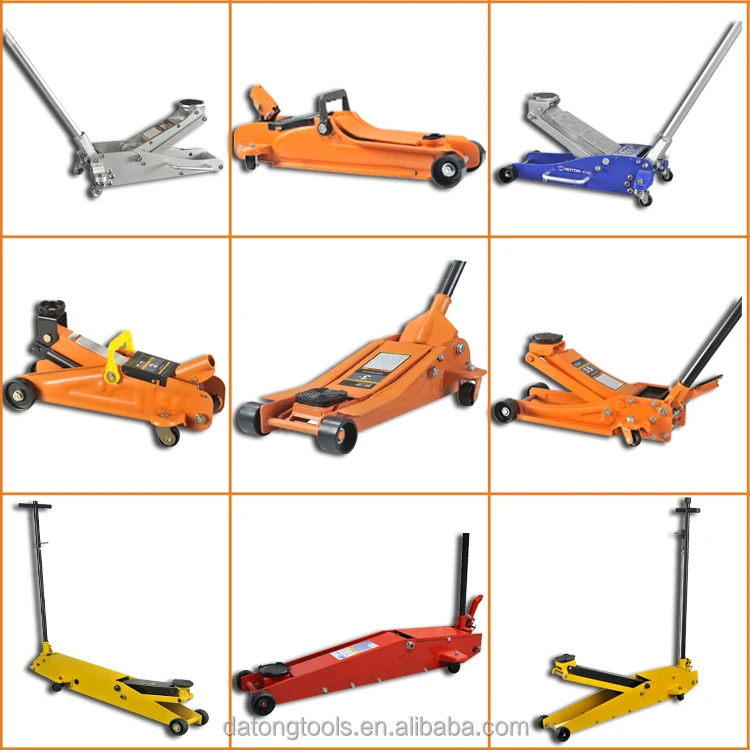 2T Porta Floor Jack WIth Handle Color Box Package Hydraulic Trolley