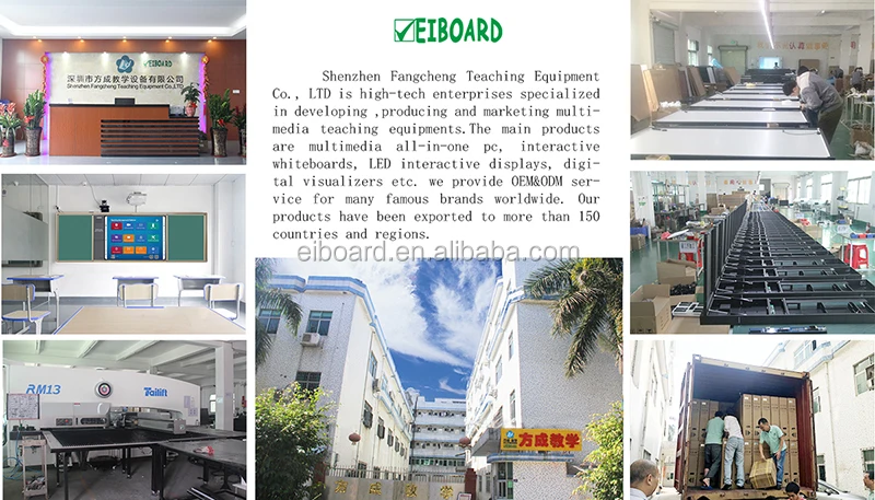 2019 Newest tech multi-media all-in-one pc interactive whiteboard for classrooms