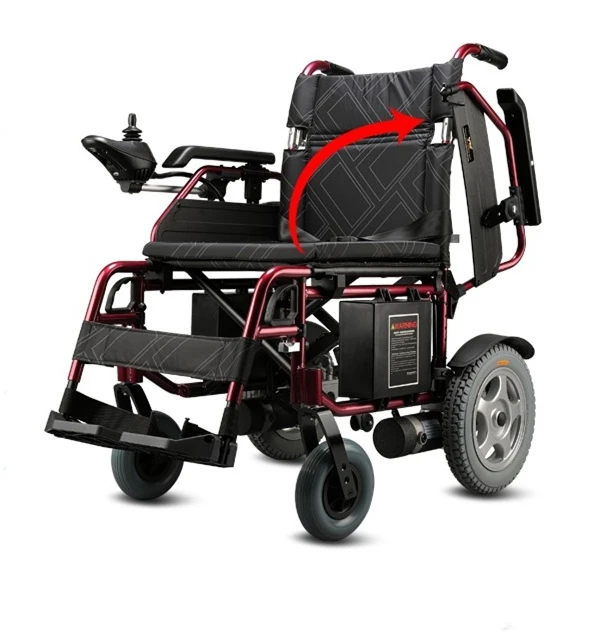 
Smart drive adjustable armrest power electric disabled wheelchair with lithium battery 
