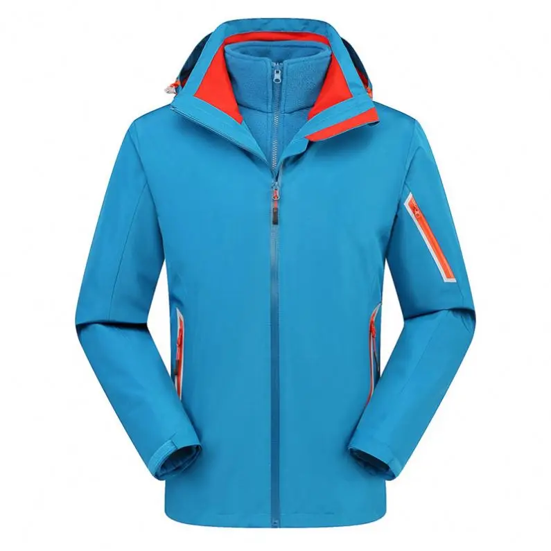 Men Ski jacket outdoor Waterproof Winter Heated Clothes Ski Jacket Mens Sport 3 In One Jacket  Ski jaket Mens