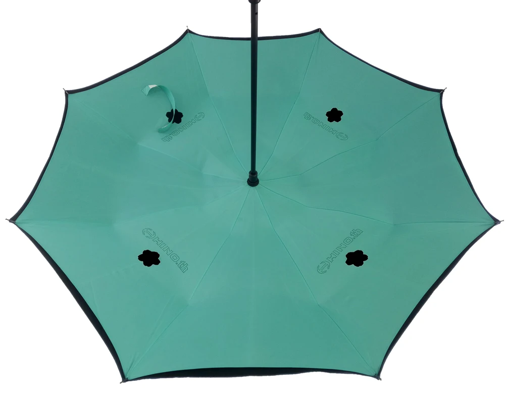 Hot Sale Customize C Shape Handle Hydro Magic Change Color Inverted Umbrella