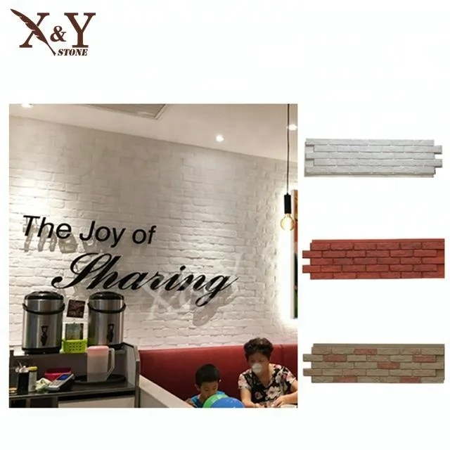 Polyurethane faux panels decorative wall PU faux plastic stone wall panels
