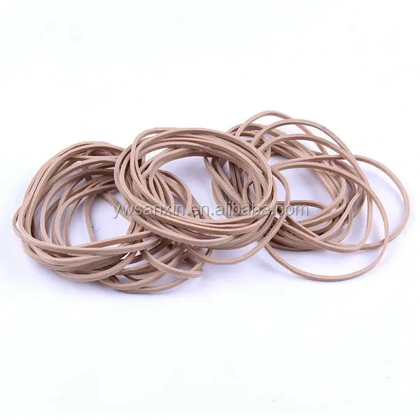 Best selling durable friendly high elasticity reusable nature rubber bands for School Home and Office Use Stationery Supplies