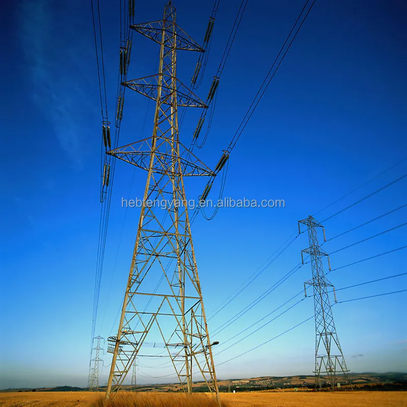 High Voltage Power Electric Transmission Towers for Power Distribution