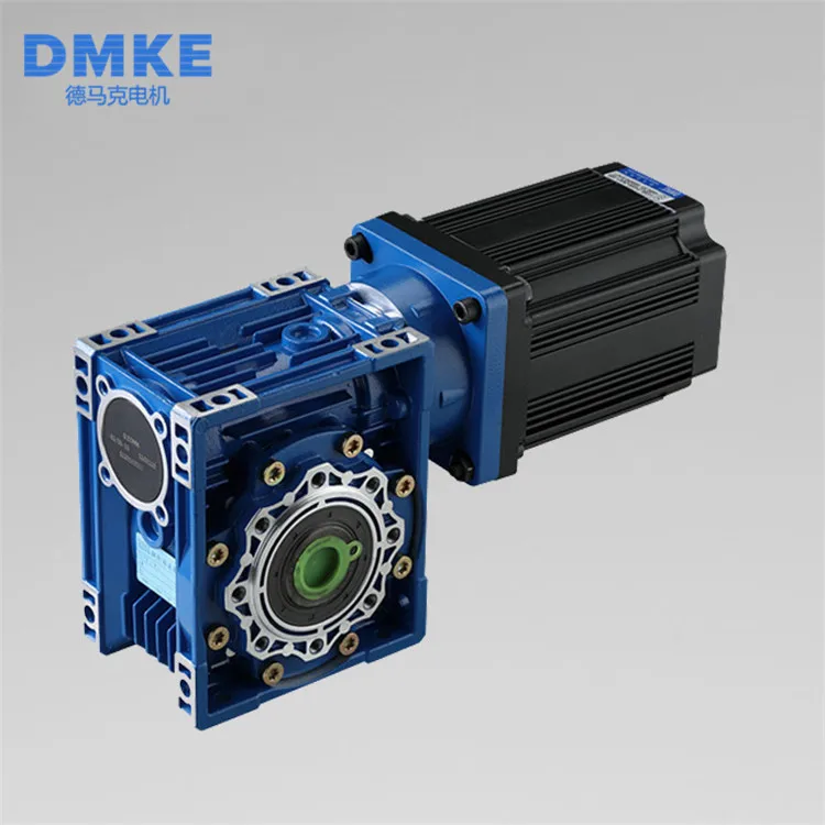 Individual 133 rpm 57.3nm 1kw worm gearbox brushless generator 48v