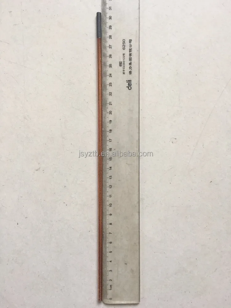 DC с медным покрытием заостренный дуговой воздух выдолбленный карбоновый электрод стержень 5*305 мм