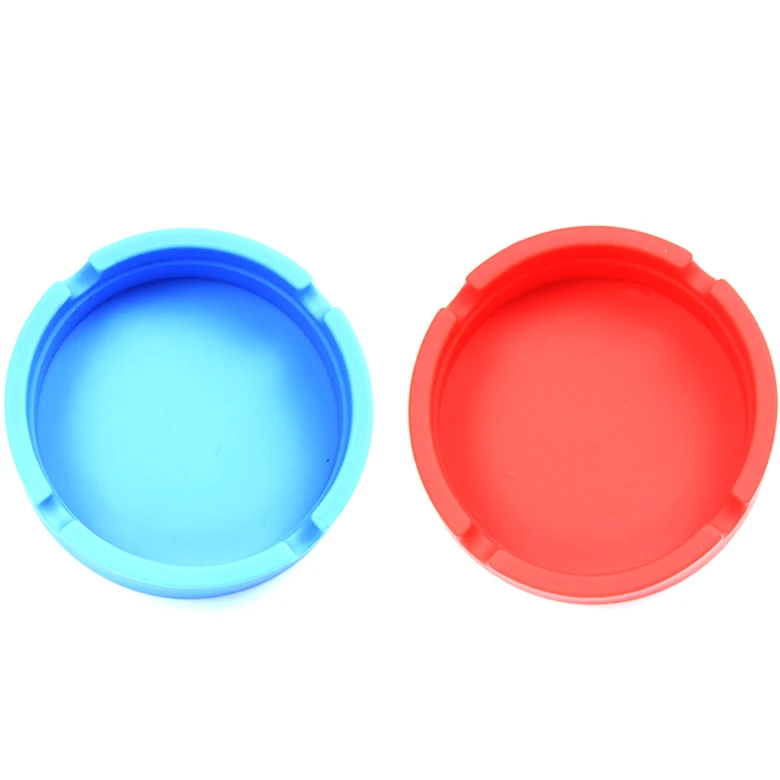 Популярные Логотип Круглый Красочный Силиконовые Дыма поглощая пепельница