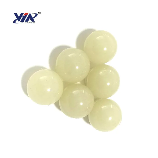 VIA Glow  in the dark bouncy balls rubber material promotional toy gift toys 27/32/35/38/45/49/60mm