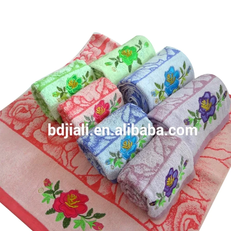 Алибаба  фарфоровый текстиль 100% хлопковые вышивкие и жаккардовые полотенца