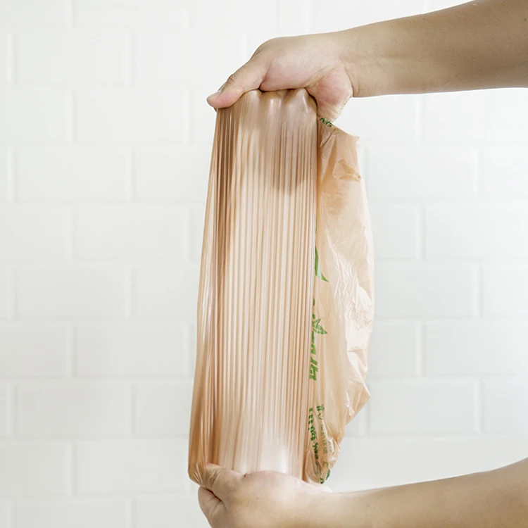 Custom Printed Eco Friendly Corn Starch Compostable Pla Disposable Pet Doggie Waste Biodegradable Dog Poop Bags