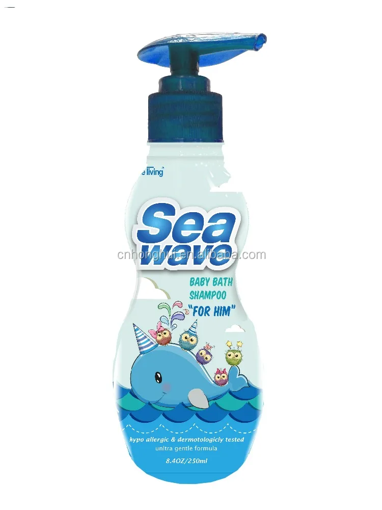 Wholesale Natural Baby Sulfate-Free Tear-Free Gluten-Free Gentle Shampoo & Body shower gel 2-in-1 shampoo 250ml