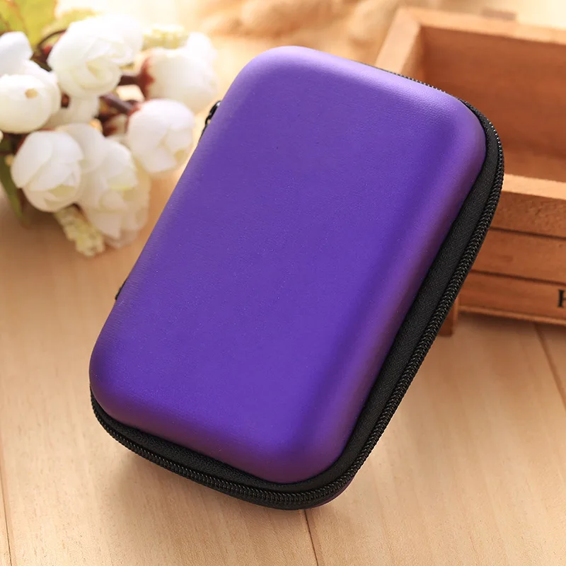 Wholesale customized tool case accessories travel storage bag rectangular hard case small ar bud zippered cases for ear plugs