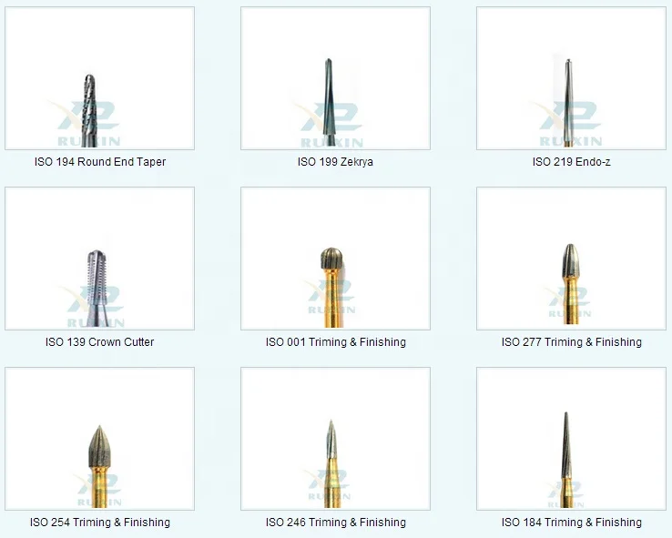 Высокая скорость/низкая скорость/RA зубной Бур карбидные боры (доступны в основном модели)