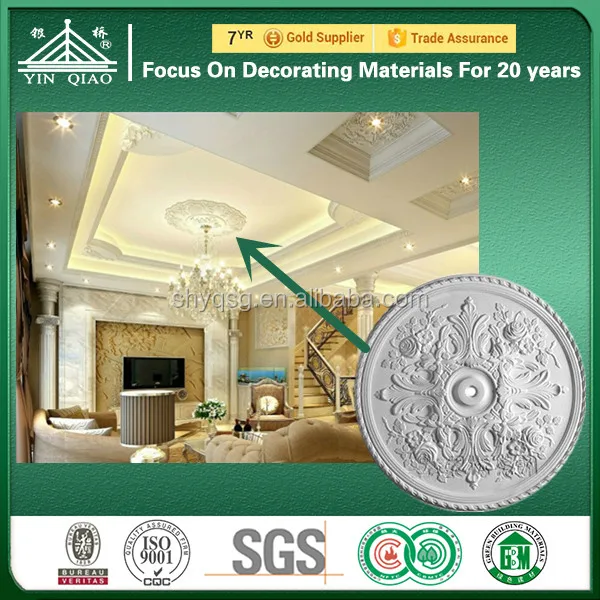 Plaster molds for crafts beauty 3d ceiling gypsum panels