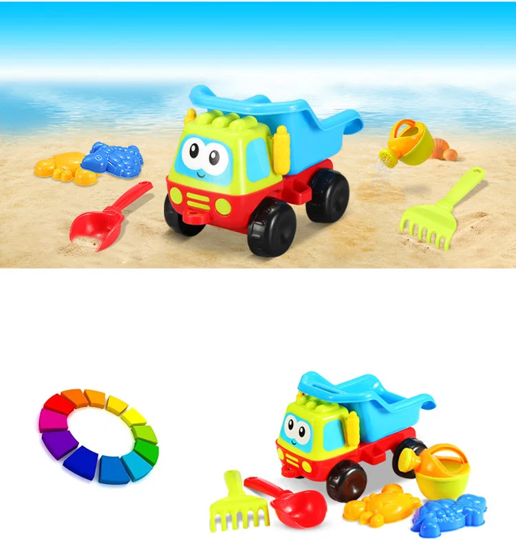 Wholesale 6pcs little cartoon car cute kids games best beach toys