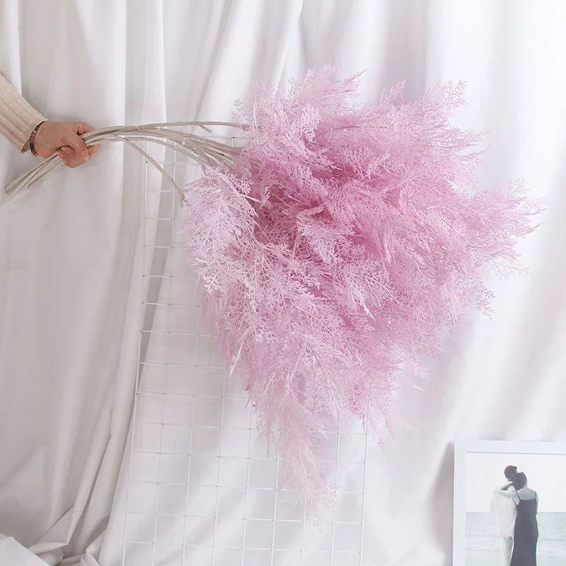 Wholesale Artificial Flowers High Simulation Plastic Artificial Soft Rime Of Fog Flower For Wedding Decoration