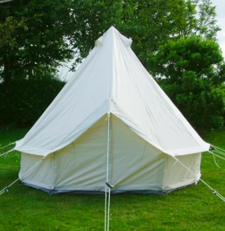 Oxford fabric canvas 3m dia bell tent yurt for glamping