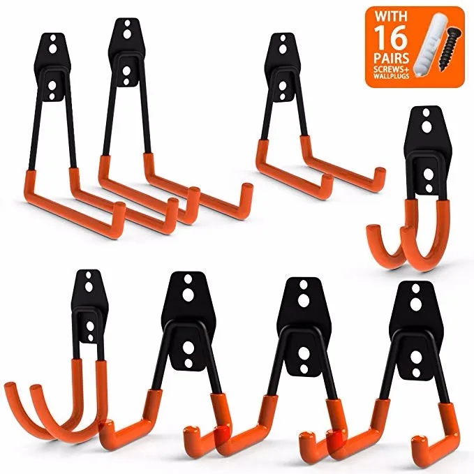 Heavy Duty Wall Mount Organizer Tool Storage Hangers Garage Storage Hooks from Hook Manufacturers