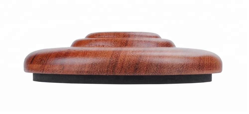 Ready to ship Rose wood Cello Pad Universal size wholesale metal cello anti skid pad cello stopper end pin pad