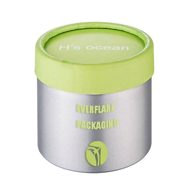 Custom deep round food grade packaging storage container aluminum metal coffee tea tin can