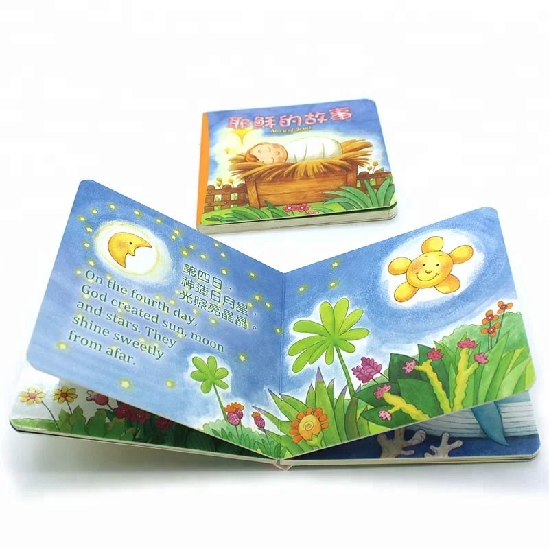 Overseas Hardcover Illustration Bible Story Book For Children