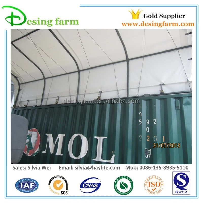 Storage shelter for container building